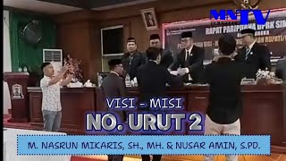 Visi  Misi Calon BupatiWakil Bupati Simeulue No2 MNasrun Mikaris SH MH amp Nusar Amin SPd [upl. by Mccullough]