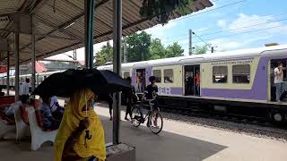 Howrah Midnapore Local Arrival and Departure From Kulgachia StationIndian Railway SER [upl. by Damalus]