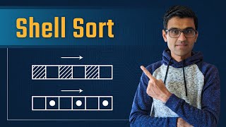 Shell Sort  Data Structures amp Algorithms Tutorial Python 18 [upl. by Eimilb]