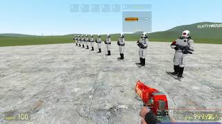 What Health can Survive the OP Gun in Garrys Mod [upl. by Ayoted]