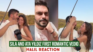 Sila Turkoglu and Ata Yildiz first Romantic Vedio Halil Ibrahim Ceyhan Reaction [upl. by Trina]