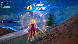 SpiderGwen Etheria and Dark Voyager Trios Victory  Fortnite Ch5 S3 [upl. by Tamah]