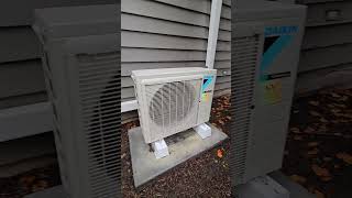 2022 Daikin Minisplit Running In Heat Mode [upl. by Vevine]