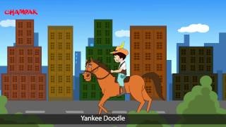 Yankee Doodle Nursery Rhyme with Lyrics [upl. by Avera]