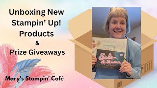 My Unboxing of Preorder Products by Stampin Up  Prize Drawings [upl. by Erlewine]