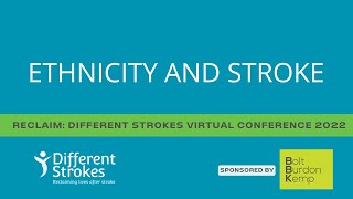 Ethnicity and Stroke  Panel Discussion – Conference 2022 [upl. by Hattie]