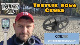 Poszukiwania z xterra elite  unboxing i pierwsze testy cewki Coiltek 10x5 od MTZ wykrywacze [upl. by Ahsot]