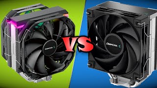 Review DeepCool AK400 vs AS500 Plus [upl. by Eicram]