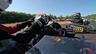 Onboard Final Rotax Max Senior  Kerpen round 3  Dutch Rotax Max Challenge 2023 [upl. by Boyse]