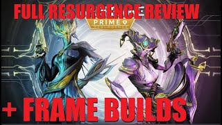 WARFRAME New MirageBanshee Prime Resurgence Review  Builds  Whispers In The Wall [upl. by Aynnek]