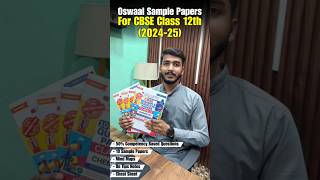 Oswaal Sample Paper Class 12 CBSE 202425 Unboxing ✨  MustHave Book 📚 [upl. by Plate]