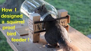 Squirrel Proof Bird Feeder [upl. by Dearr426]