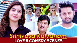 quotSrinivasa Kalyanamquot Movie Love amp Comedy Scenes  Nithiin Rashi Khanna Nandita  Aditya Movies [upl. by Partridge]