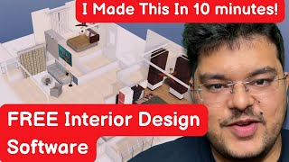 FREE Interior Design Software  Which Just Works Alternative To Sketchup [upl. by Melville]