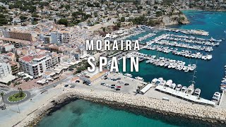 4K Moraira Spain 🇪🇸 December 2022  Full Tour  Costa Blanca 2022 [upl. by Gnahc374]