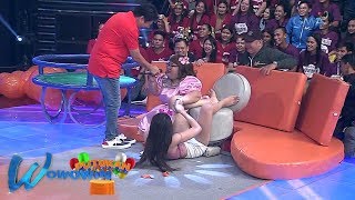 Wowowin Ang mga cohost na gipit sa putukan kumakapit [upl. by Klos]