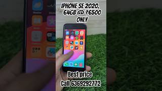 Apple iPhone SE 2020 64gb call 6369292772 chennai appleiphone smartphone unboxing iphone [upl. by Aamsa]