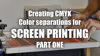 CMYK Screen Printing PART I  Creating Color Separations in Adobe Photoshop by Splitting Channels [upl. by Jaquelyn]