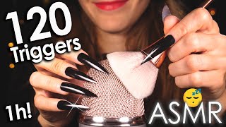 ASMR 120 Best Triggers For Sleep amp Deep Relaxation 😴 1Hr No Talking [upl. by Anitsirhc]