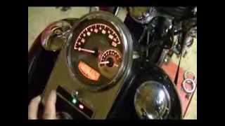 How to Remove amp Replace the Speedometer on a 2009 Harley Davidson Softail Custom 70900070A [upl. by Delly910]