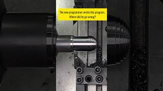 A small error at the end of the metalworking proce machine cnc process [upl. by Rasecoiluj]