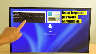 Reset Windows 1110 password on bitlocker encrypted drive [upl. by Namyh]