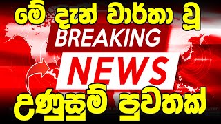 Today Hiru Sinhala News  sri lanka Here is another special news  sinhala hiru news 6 55 today [upl. by Iznyl]