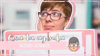 Crea tu agenda Hacer un calendario [upl. by Lrac426]