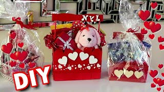 DIY IDEAS PARA SAN VALENTIN CAJITAS DECORADAS CON CHOCOLATES 2023 [upl. by Iohk190]