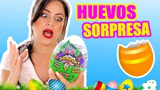 ABRIENDO HUEVOS CON SORPRESAS Huevos de Pascua  Easter Eggs PLAY  SandraCiresArt [upl. by Holli]