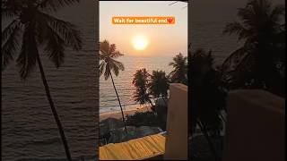 best sunset view ❤️ vlog shortvideo goa [upl. by Lynn]