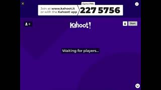 JOIN MY KAHOOT GAME PIN 3807496 [upl. by Hukill753]