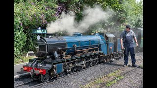 Romney Hythe and Dymchurch Railway in July 2023  4 Locos in Action [upl. by Atlas903]