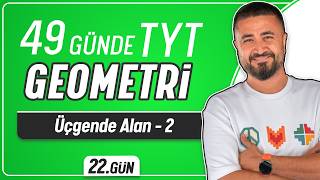 Üçgende Alan 2  49 Günde TYT Geometri Kampı 22Gün  Rehber Matematik [upl. by Santana263]