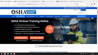 How to Get Your OSHA 10 Certification Online Fast amp Easy [upl. by Charron]