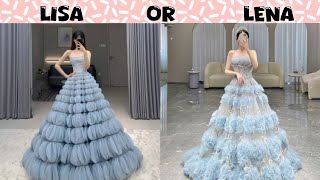 LISA OR LENA 💓 WEDDING DRESSES amp ACCESSORIES amp JEWELLERY choosyQuiz1 [upl. by Anigar512]