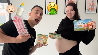 ON TESTE des PETITS POTS pour BÉBÉ  🤮 On DIVORCE 💔​😭​ Dégustation [upl. by Atteyek]