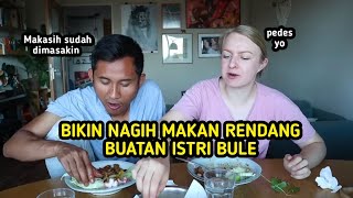 PERTAMA KALI ISTRI JERMAN MASAK RENDANG MAKNYUSSSSS [upl. by Nosnek]