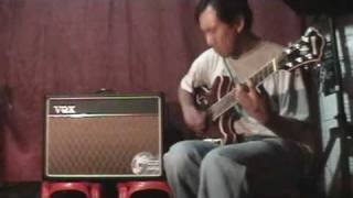 ibanez as73  vox ac15cc1 high gain [upl. by Yenreit498]