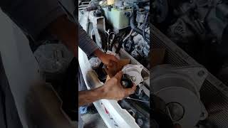 Nissan patrol y62 engine belt replacement step by step [upl. by Terle179]