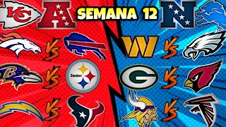 🎯Panorama de los Playoffs NFL 2024  2025 AL MOMENTO  NFL Semana 12 2024 👈 😎 NFL Playoffs 2024 [upl. by Amrita]