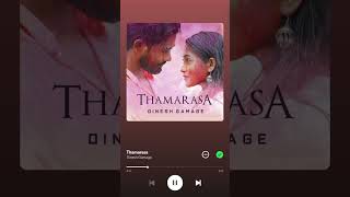 තමරසා 🥹🤍 Thamarasa  ©Dinesh Gamage song sinhalasong music [upl. by Strep27]