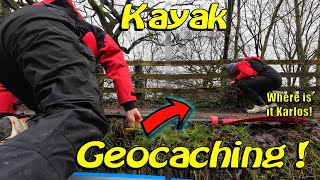 Geocaching UK  Peak Forest Canal in an Inflatable Kayak  Aquatec Ottawa [upl. by Latoyia235]