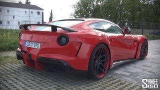 Novitec NLargo Ferrari F12  Onboard Ride [upl. by Llechtim325]