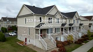 Magnifique condo  213 Rue JosephBresse Chambly [upl. by Olyhs]