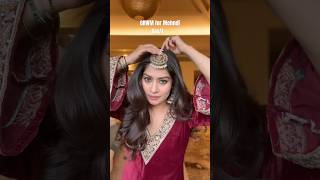 Get Ready with me for Mehndi ♥️ Day  1 krishnamukherjee indian wedding mehndi ootd ♥️🧿 [upl. by Allehc]