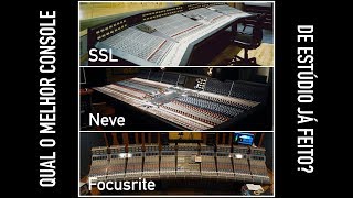 Comparativo de Consoles SSL Neve e Focusrite da Brainworx [upl. by Tawnya]