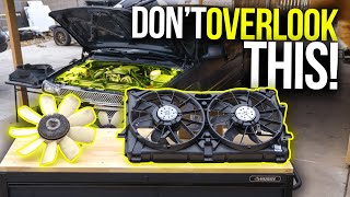 Rebuilding a Silverado Electric Fan Conversion to Avoid Overheating [upl. by Riobard23]