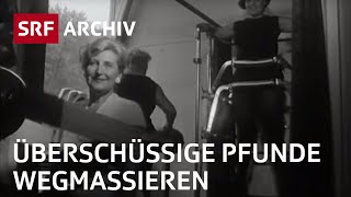 Der ewige Kampf gegen die Pfunde  Diäten 1966  Fett wegmassieren lassen mit Maschine  SRF Archiv [upl. by Uile]