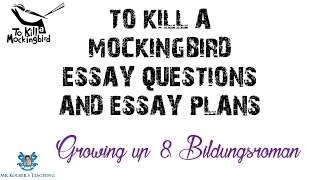 TKAM  Essay Building Blocks Growing Up amp Bildungsroman To Kill a Mockingbird  Harper Lee [upl. by Irroc695]